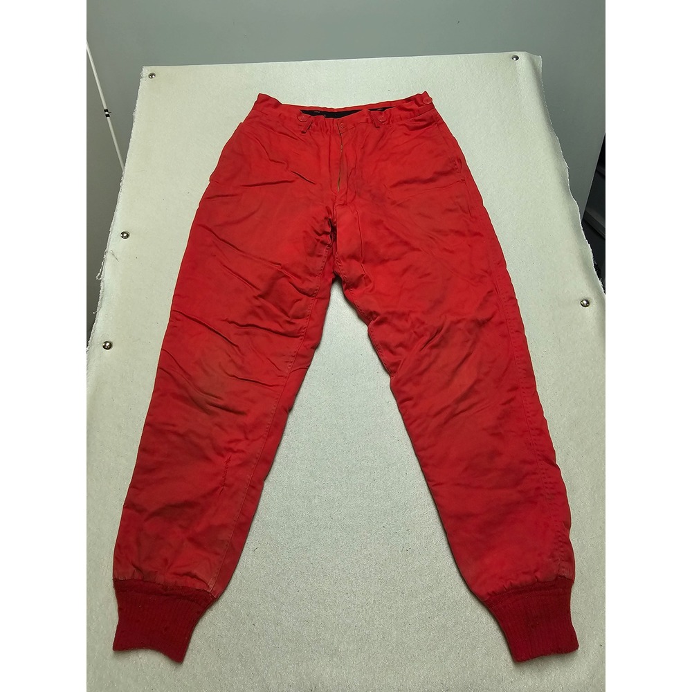 Wildcat Authentic Actionwear Vintage Red Insulated Snow Pants Mens Medium